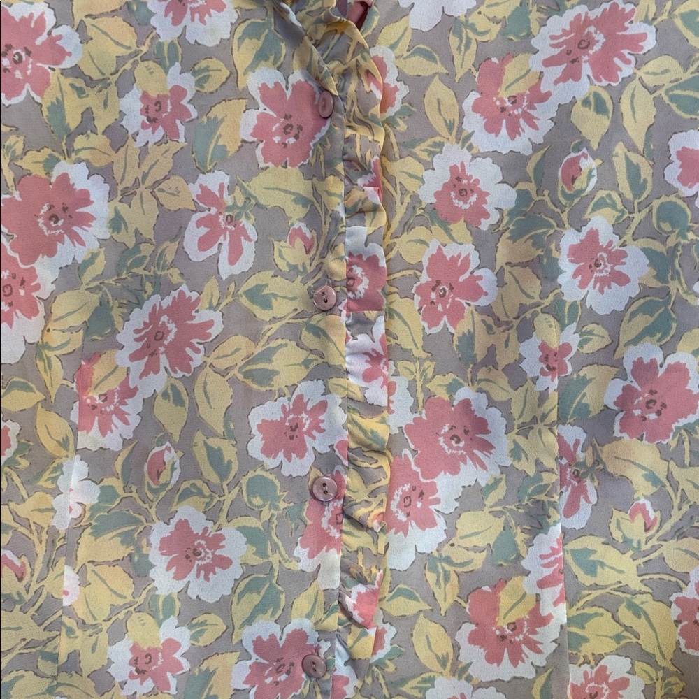 Pendleton Butter Yellow Button Down Top! Size 16 - image 2